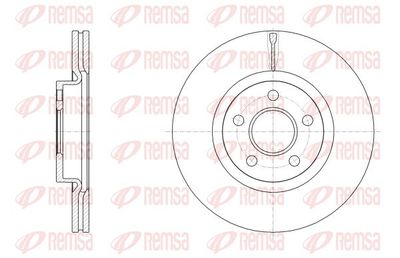 Brzdový kotouč REMSA 62561.10