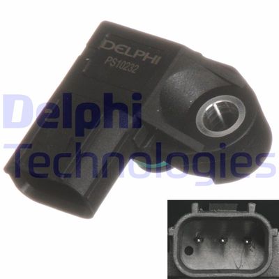 Sensor, insugstryck DELPHI PS10232-12B1