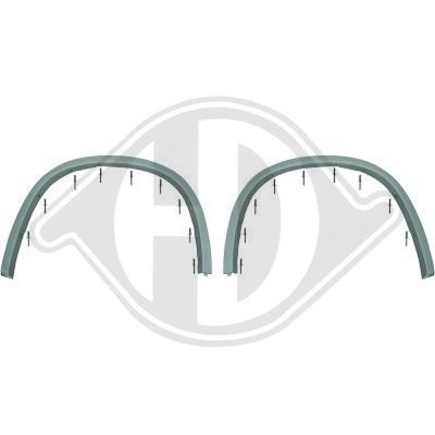 SET ELEMENTE DECORATIVE/PROTECTIE DIEDERICHS 1265466