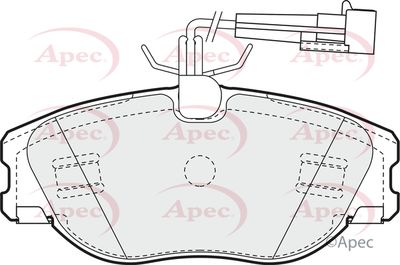 Brake Pad Set APEC PAD945