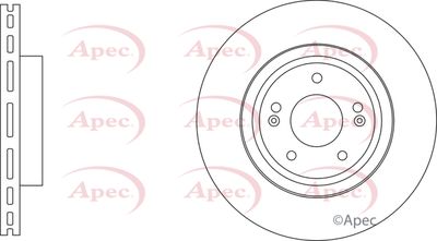 Brake Disc APEC DSK3471