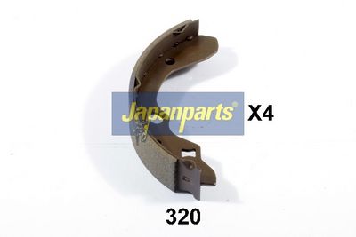 JAPANPARTS Stabdžių trinkelių komplektas