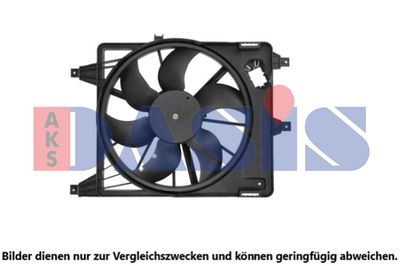 Вентилятор, охлаждение двигателя AKS DASIS 188054N для RENAULT LOGAN