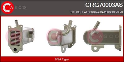 Chladič, recirkulace spalin CASCO CRG70003AS