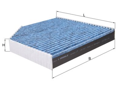 Filtr, wentylacja przestrzeni pasażerskiej MAHLE LAO 667