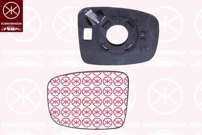 Зеркальное стекло, наружное зеркало KLOKKERHOLM 31201061 для HYUNDAI i10