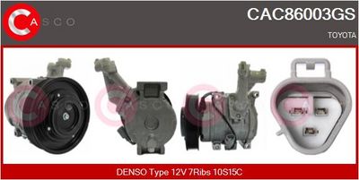 COMPRESOR CLIMATIZARE CASCO CAC86003GS