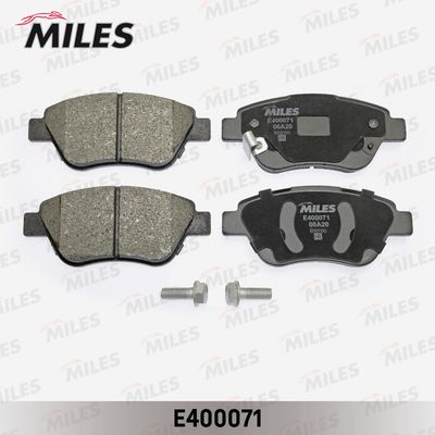 Комплект тормозных колодок, дисковый тормоз MILES E400071 для FIAT DOBLO