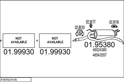 SISTEM DE ESAPAMENT MTS FIAT42747A020581