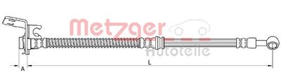 Тормозной шланг METZGER 4111048 для HYUNDAI i10