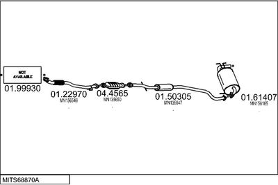 SISTEM DE ESAPAMENT MTS MITS68870A017284