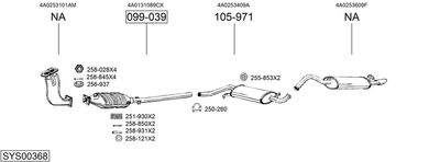 SISTEM DE ESAPAMENT BOSAL SYS00368