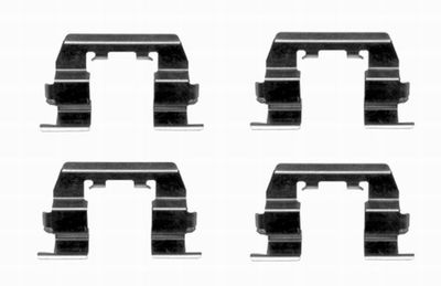 Комплектующие, колодки дискового тормоза HELLA 8DZ 355 203-981 для HYUNDAI ACCENT