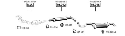 Изпускателна система ASMET VA035420