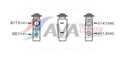 SUPAPA EXPANSIUNE CLIMA AVA Clever Choice VN1113