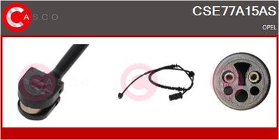 SENZOR DE AVERTIZARE UZURA PLACUTE DE FRANA