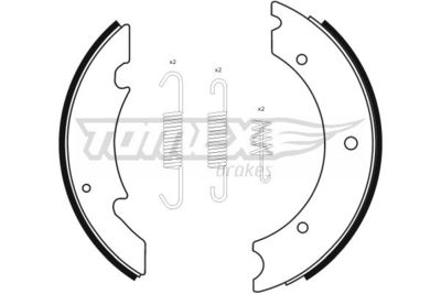 TOMEX Brakes Stabdžių trinkelių komplektas
