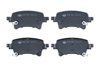 Sada brzdových destiček, kotoučová brzda HELLA 8DB 355 044-471