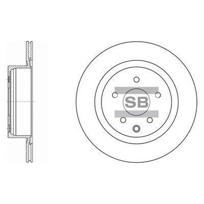 Тормозной диск Hi-Q SD4211 для INFINITI QX50