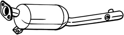 Filtr sadzy / filtr cząstek stałych, układ wydechowy BOSAL 097-811