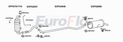 Układ wydechowy EUROFLO PG30716D3011C