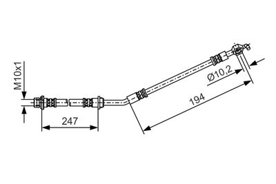 Brake Hose 1 987 481 A25