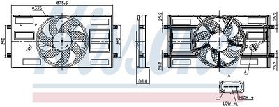 VENTILATOR RADIATOR NISSENS 850148 4