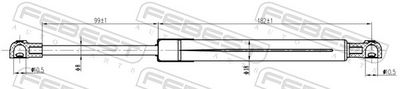AMORTIZOR PORTBAGAJ FEBEST 21117003 1