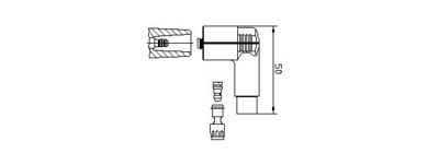 Wtyczka, rozdzielacz zapłonu BREMI 13270A1