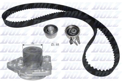 Водяной насос + комплект зубчатого ремня DOLZ KD102 для FIAT DUCATO