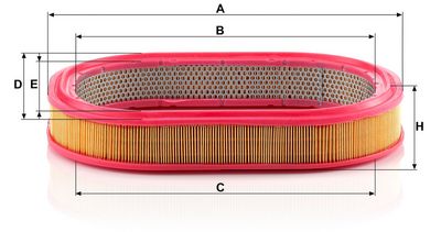 LUFTFILTER MANN-FILTER C39751 1