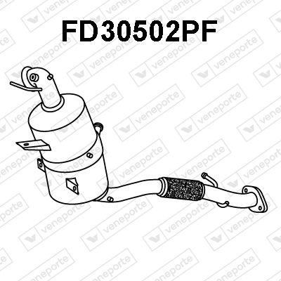 VENEPORTE FD30502PF Катализатор для FORD TOURNEO CUSTOM V362 Автобус (F3)