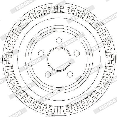 BREMSTROMMEL FERODO FDR329291 2