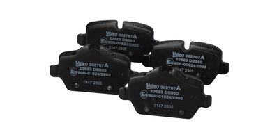BREMSBELAGSATZ SCHEIBENBREMSE VALEO 302767A 27