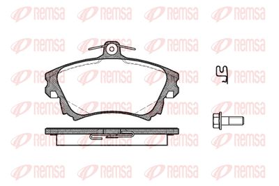 Комплект тормозных колодок, дисковый тормоз KAWE 0708 02 для SMART FORFOUR