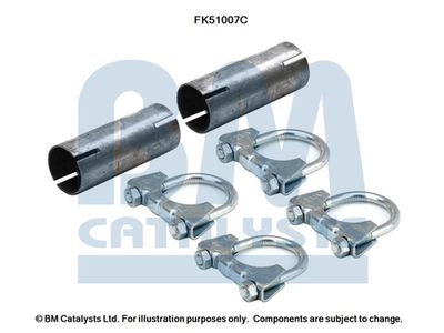 Zestaw montażowy, rura wydechowa BM CATALYSTS FK51007