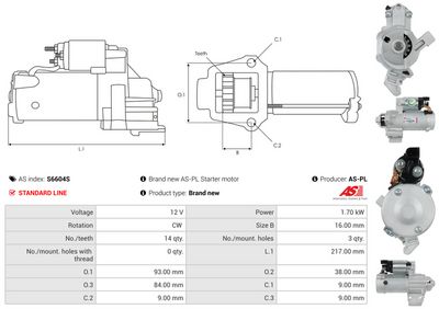 STARTER AS-PL S6604S 4
