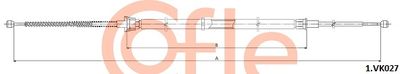 Cięgło, hamulec postojowy COFLE 92.1.VK027