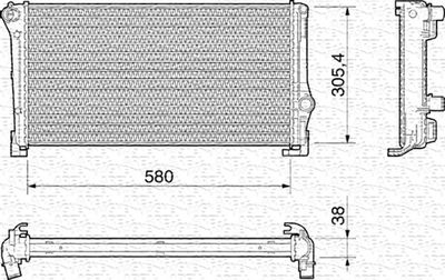 MAGNETI MARELLI 350213199000 Крышка радиатора  для FIAT IDEA (Фиат Идеа)
