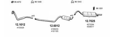 Układ wydechowy ASSO ART0761
