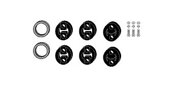 SET MONTARE SISTEM DE ESAPAMENT