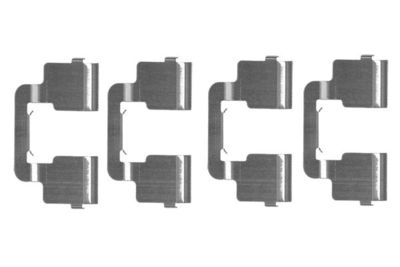 Комплектующие, колодки дискового тормоза BOSCH 1 987 474 458 для FIAT SCUDO