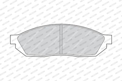 SET PLACUTE FRANA FRANA DISC FERODO FDB208 1