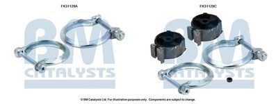 Монтажный комплект, катализатор BM CATALYSTS FK31129 для OPEL GRANDLAND