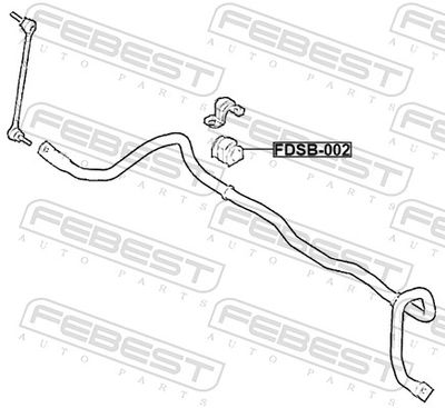 BRAT/BIELETA SUSPENSIE STABILIZATOR FEBEST FDSB002 1