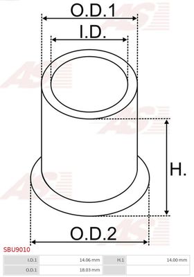 Bush, starter shaft SBU9010