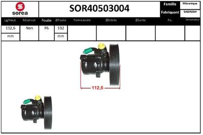 EAI SOR40503004 Рулевая рейка  для PEUGEOT 405 (Пежо 405)