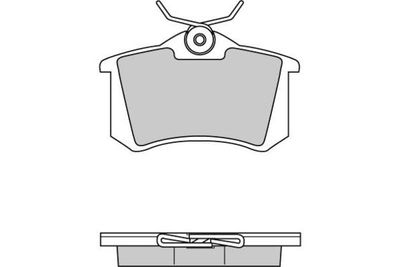 E.T.F. 12-0414 Тормозные колодки и сигнализаторы  для AUDI A4 B6 Avant (8E5) 2.5 TDI quattro