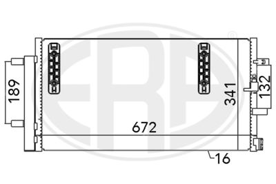ERA 667048 Радиатор кондиционера  для AUDI Q5 (Ауди Q5)