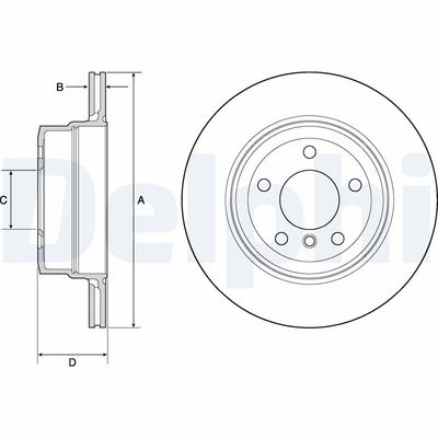 DISC FRANA DELPHI BG4695C